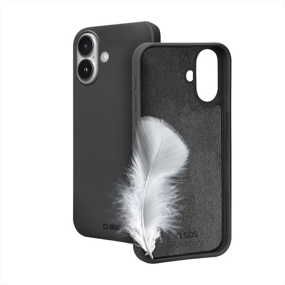 "SBS - Cover Instinct iPhone 16 Plus TEINSTIP1667K-Nero"