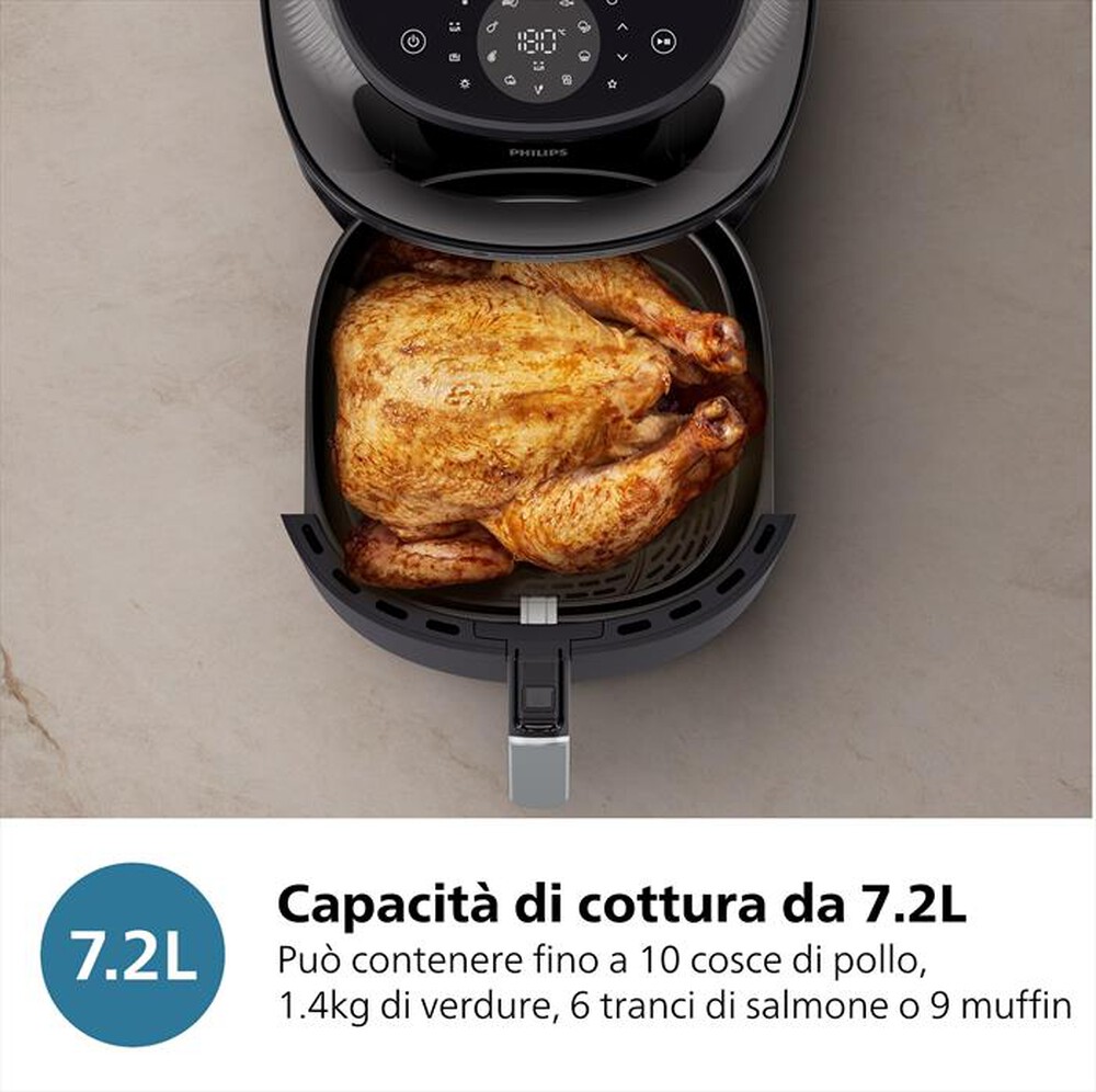 "PHILIPS - Friggitrice ad aria AIRFRYER SERIE 3000 NA342/00-Nero"