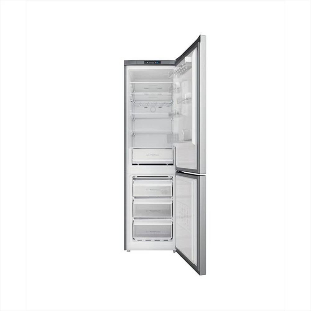 "INDESIT - Frigorifero combinato PUSH&GO INFC9 TI22X Classe E-Stainless steel"