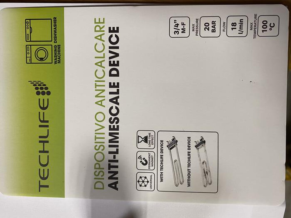 "TECHLIFE - Filtro anti-calcare 14000 GA"