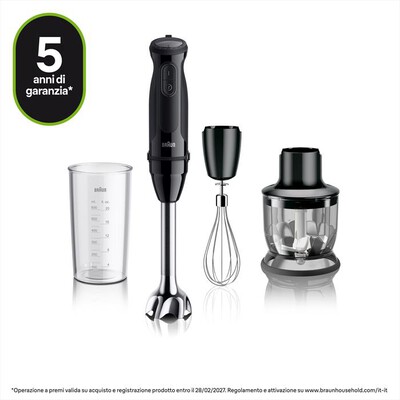 BRAUN - Minipimer MULTIQUICK 5 MQ50202M-NERO