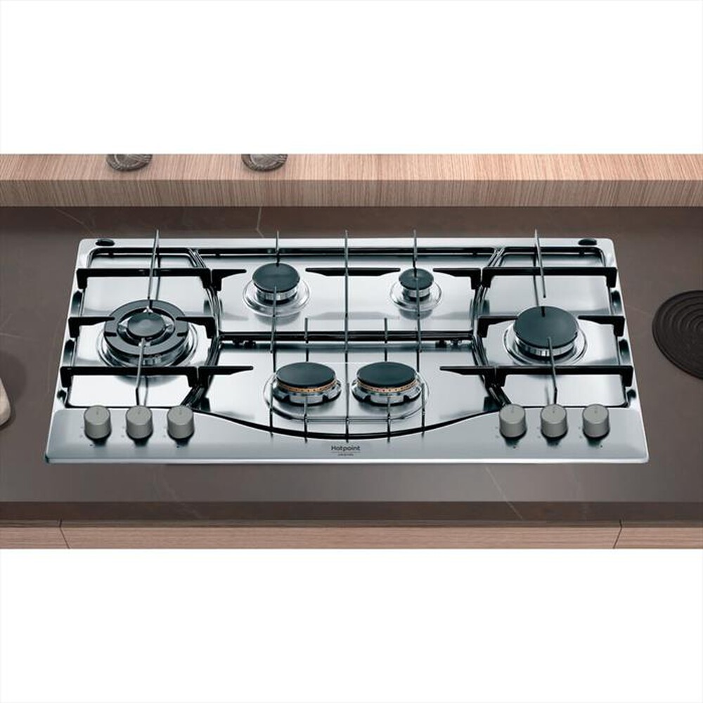 Immagine del prodotto HOTPOINT ARISTON - Piano cottura a gas PHN 962 TS/IX/HA 87cm-Inox