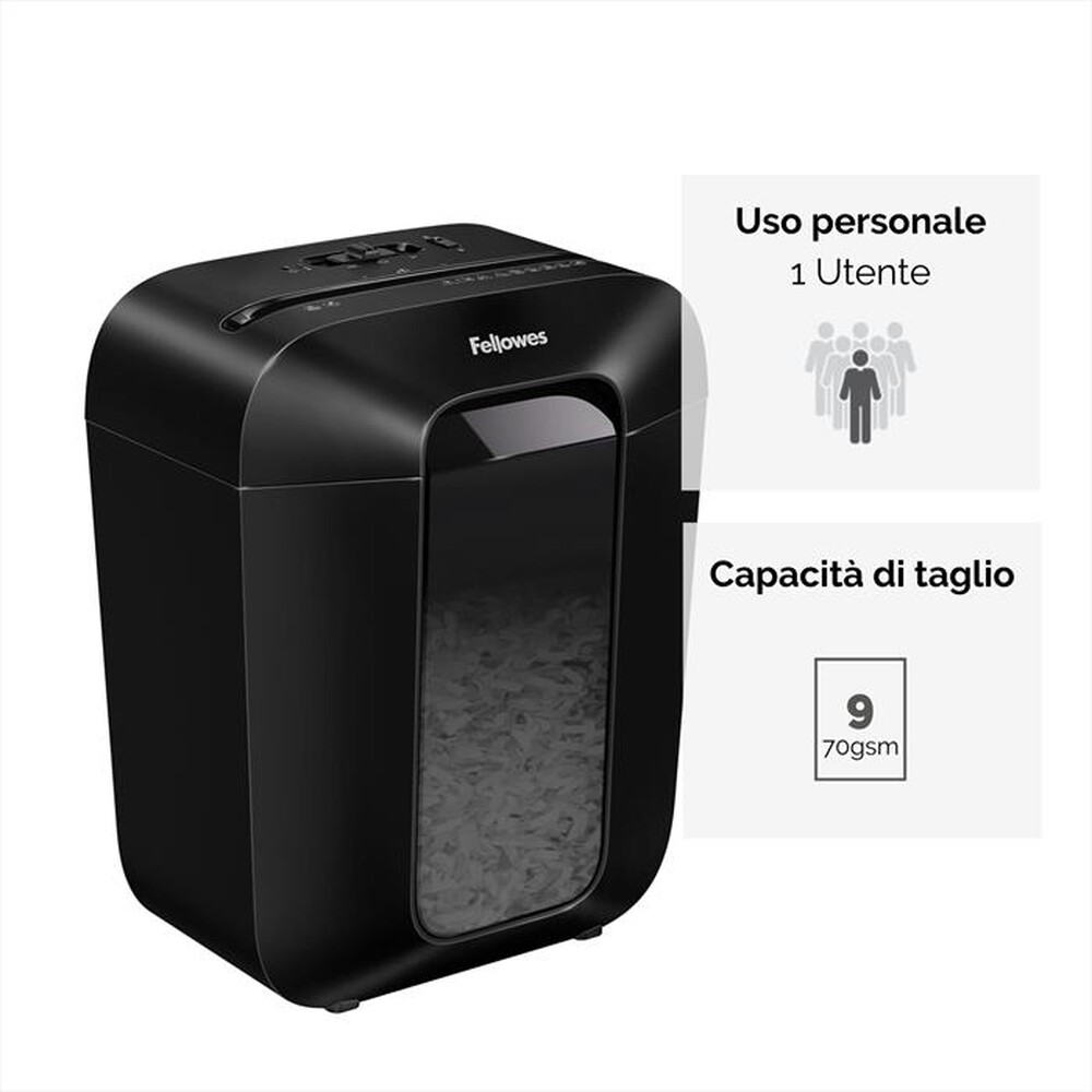 "FELLOWES - DISTRUGGIDOCUMENTI LX50-nero"