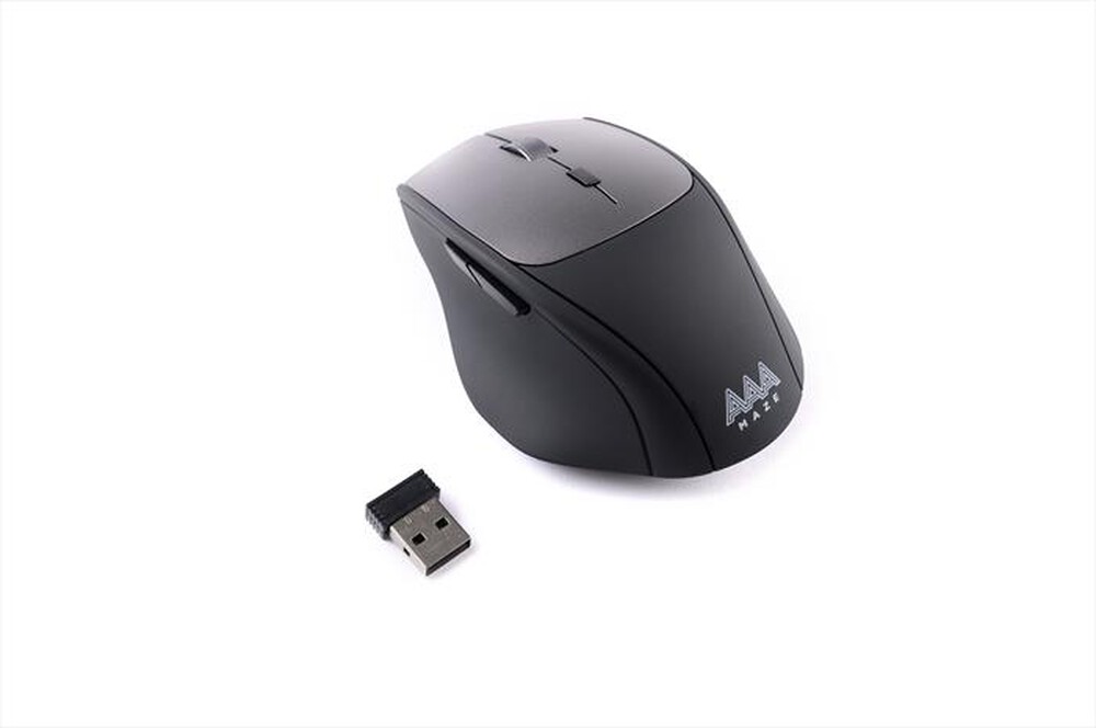 "AAAMAZE - KEYBOARD+MOUSE WIRELESS PREMIUM-Nero"