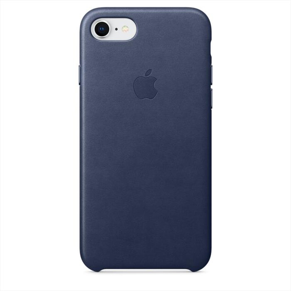 "APPLE - Custodia in pelle per iPhone 8/7-Blu Notte"