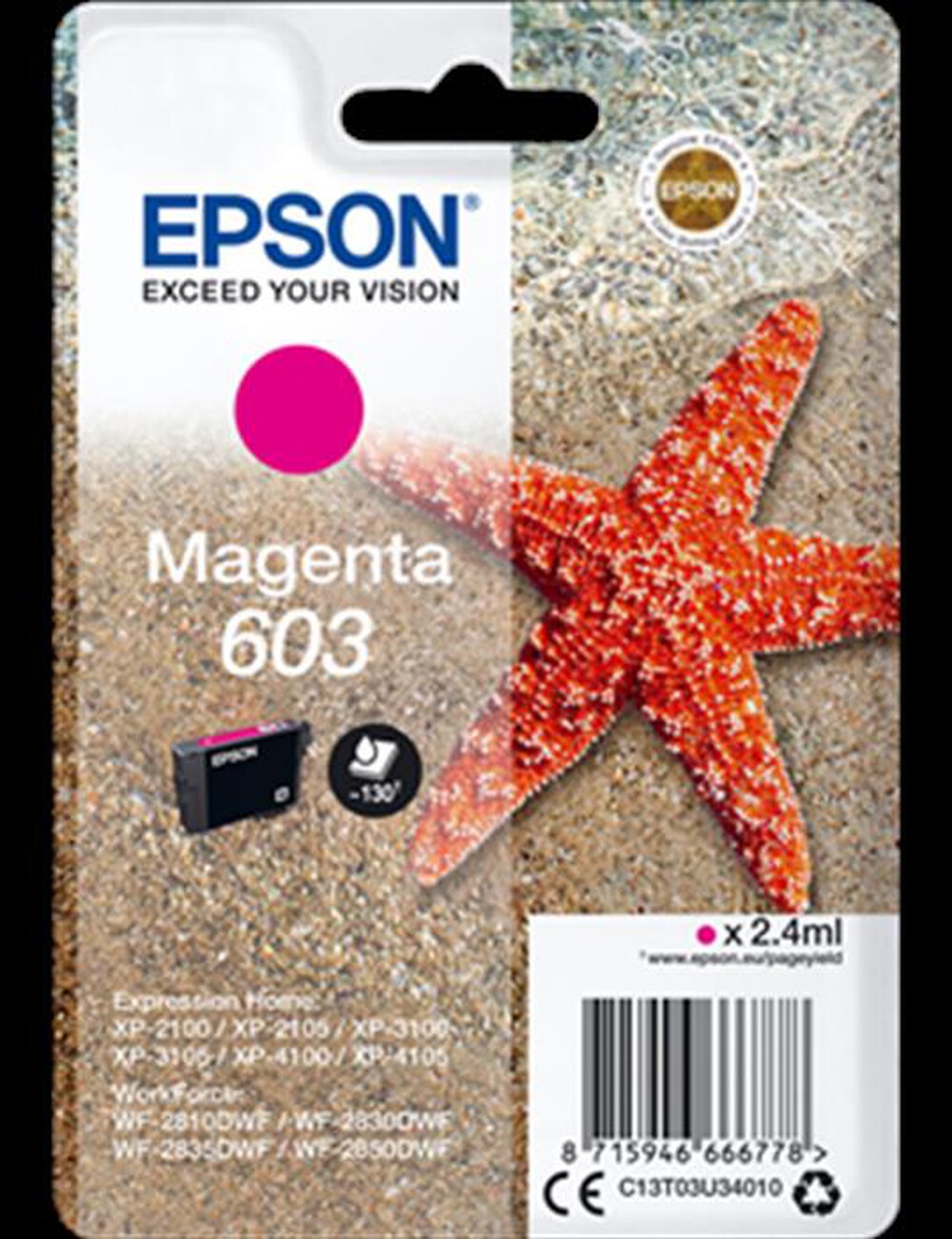 "EPSON - C13T03U34010-Magente"