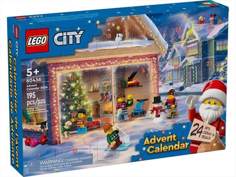 "LEGO - CALENDARIO DELL'AVVENTO 2024 - 60436-Multicolore"