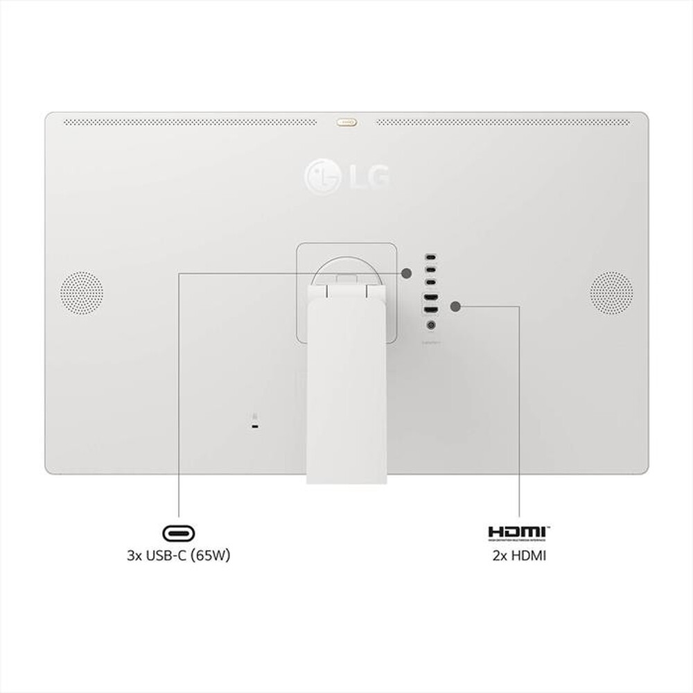 Immagine del prodotto LG - Monitor LCD UHD 4K 32" TOUCH, BASE CON ROTELLE-White