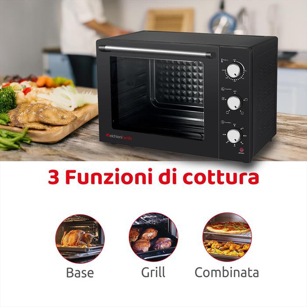 Immagine del prodotto MELCHIONI FAMILY - Fornetto elettrico ENJOY 63-NERO