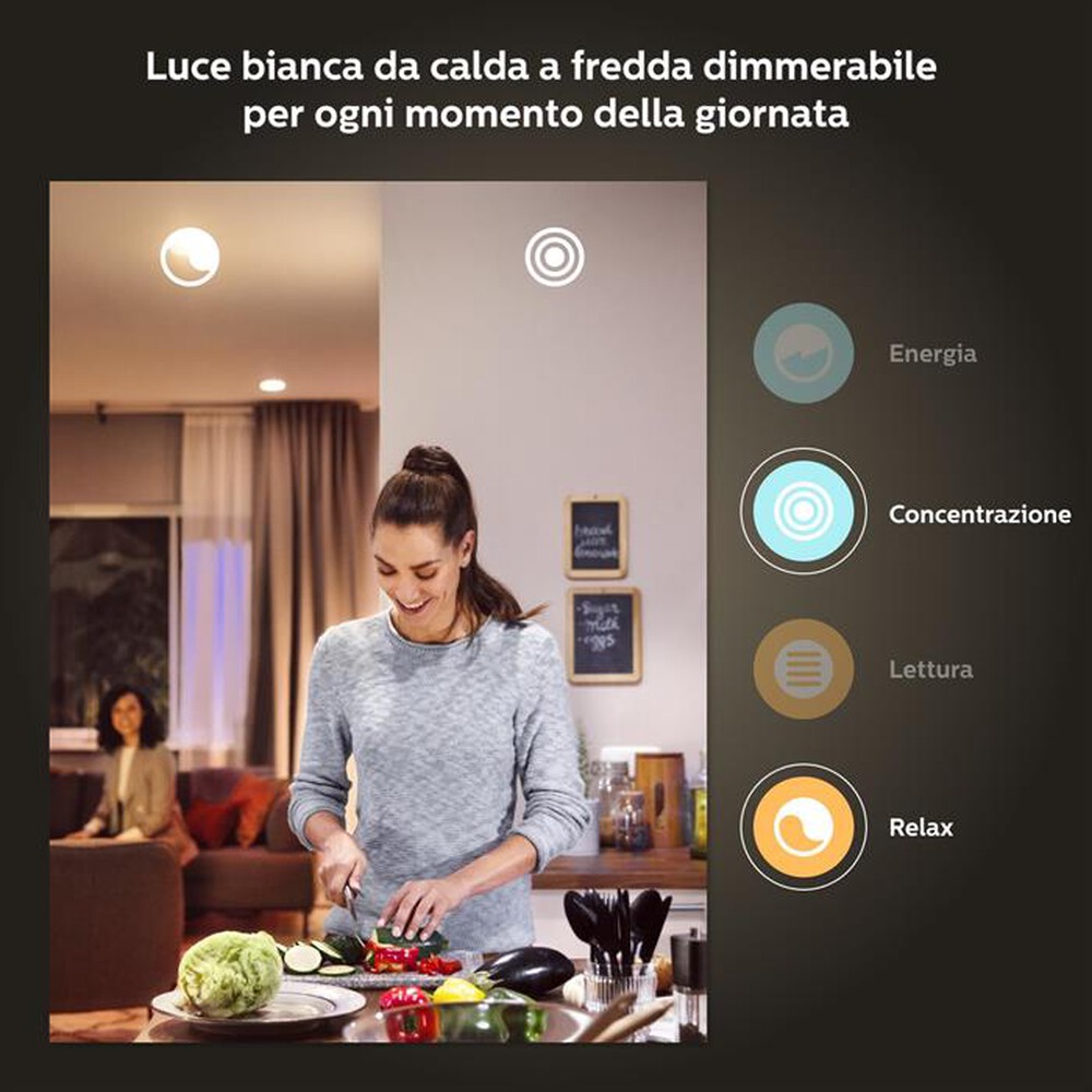 Immagine del prodotto PHILIPS - HUE WHITE AMBIANCE LAMPADINA GU10 35W-Bianca