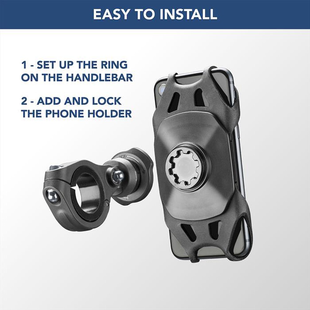 Immagine del prodotto CELLULARLINE - BIKEHOLDERPROK Supporto da manubrio universale-Nero