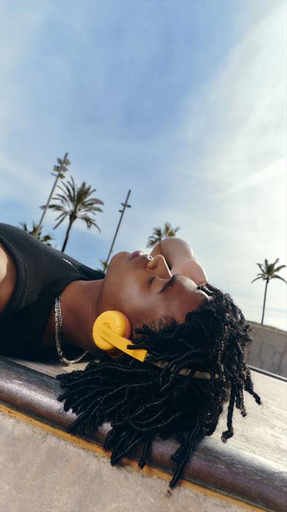 Immagine del prodotto PHILIPS - Cuffie wireless on-ear Moving Sound TAMS1YL/00-Yellow