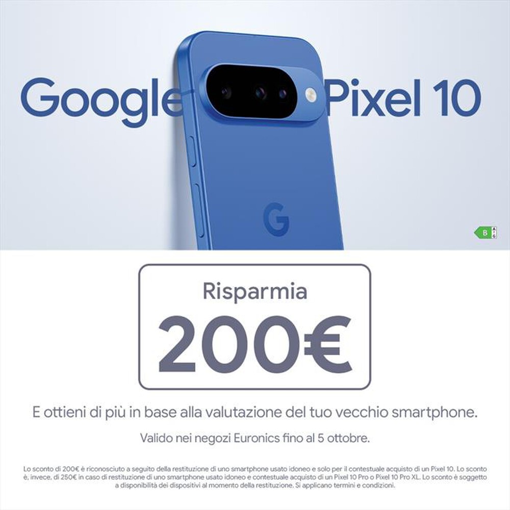 Immagine del prodotto GOOGLE - PIXEL 10 128GB-Nero Ossidiana