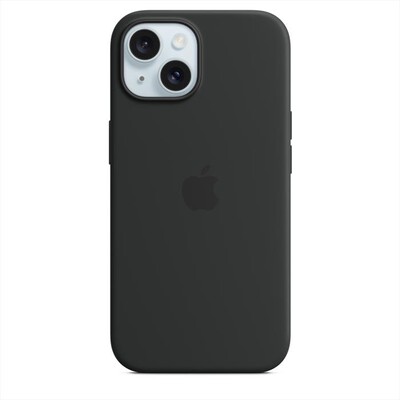 APPLE - Custodia MagSafe silicone iPhone 15-Nero