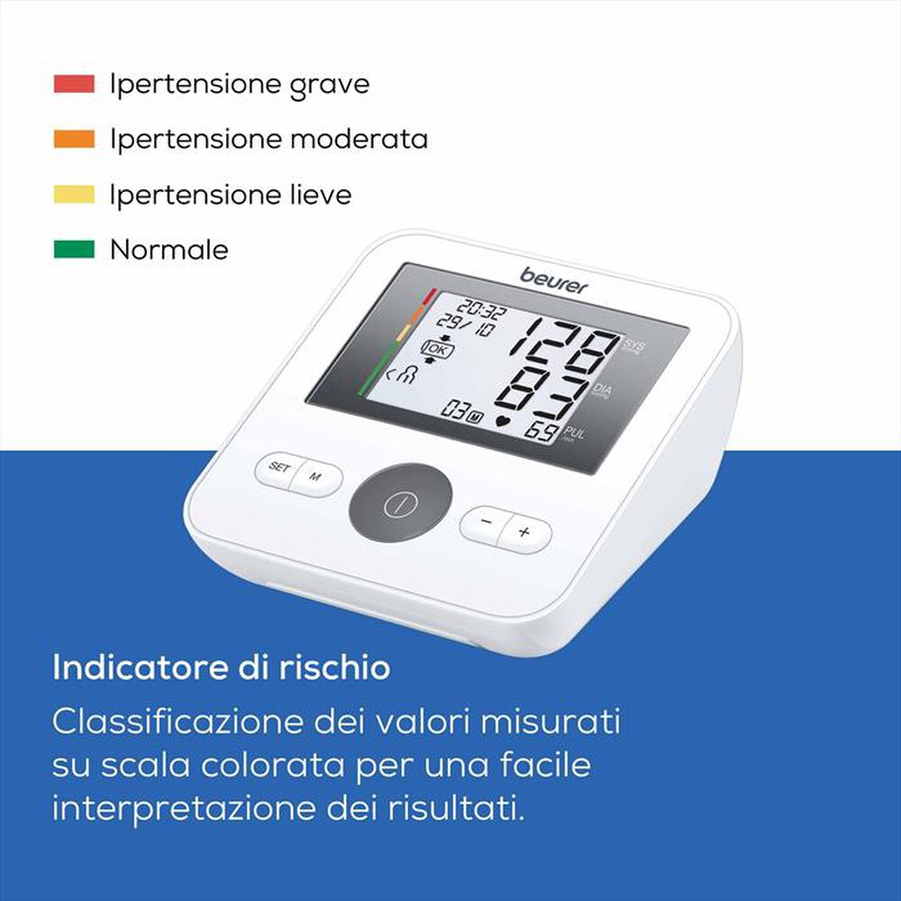 Immagine del prodotto BEURER - Misuratore di pressione Dual Energy BM 27+-Bianco