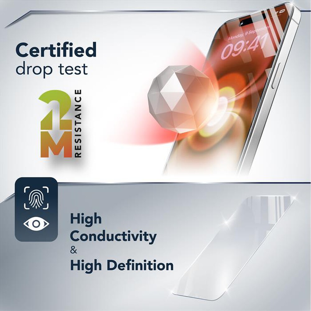 Immagine del prodotto CELLULARLINE - ANTIBLUE XTREME GLASS per iPhone Air-Trasparente