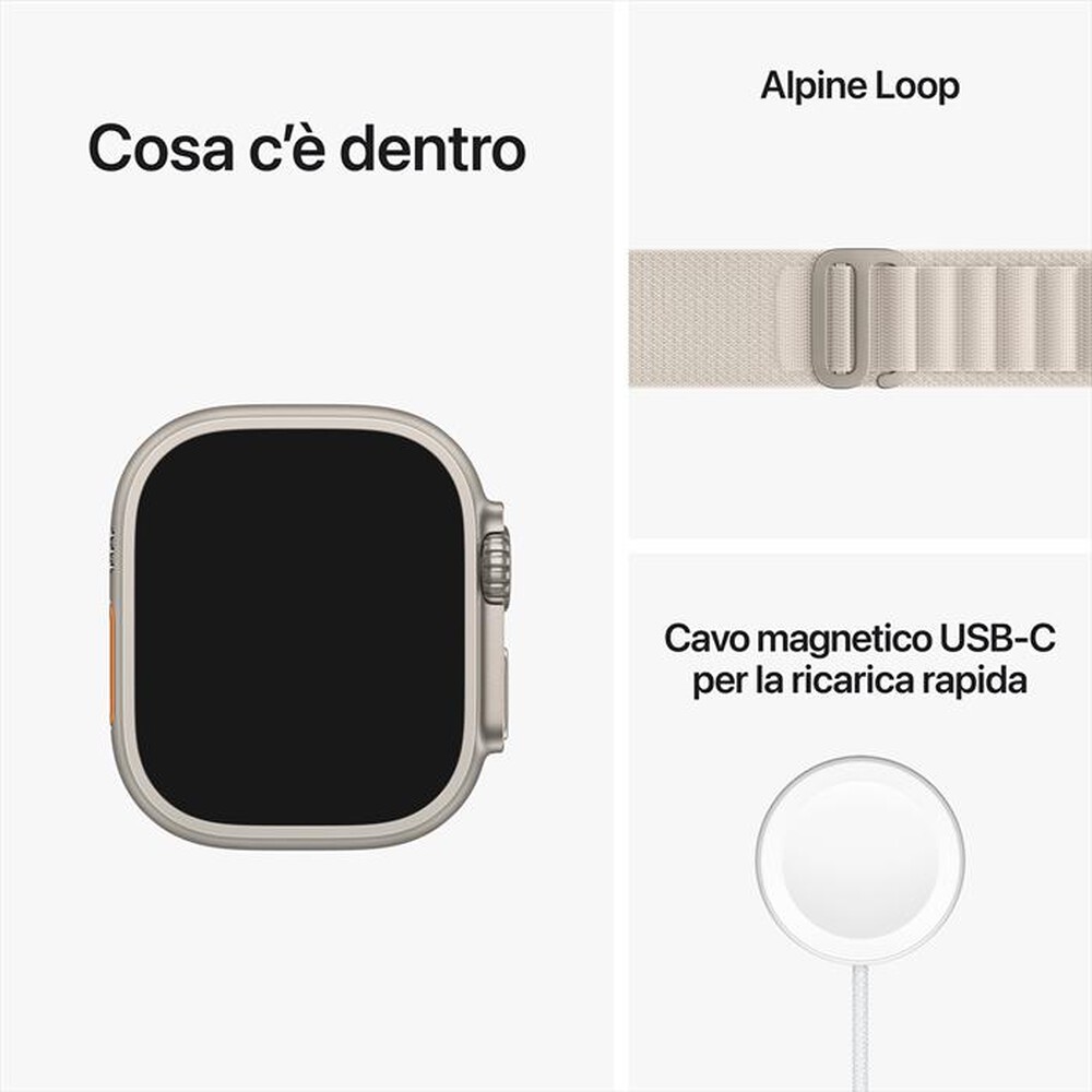 "APPLE - Watch Ultra GPS + Cellular 49mm Large-Alpine Galassia"