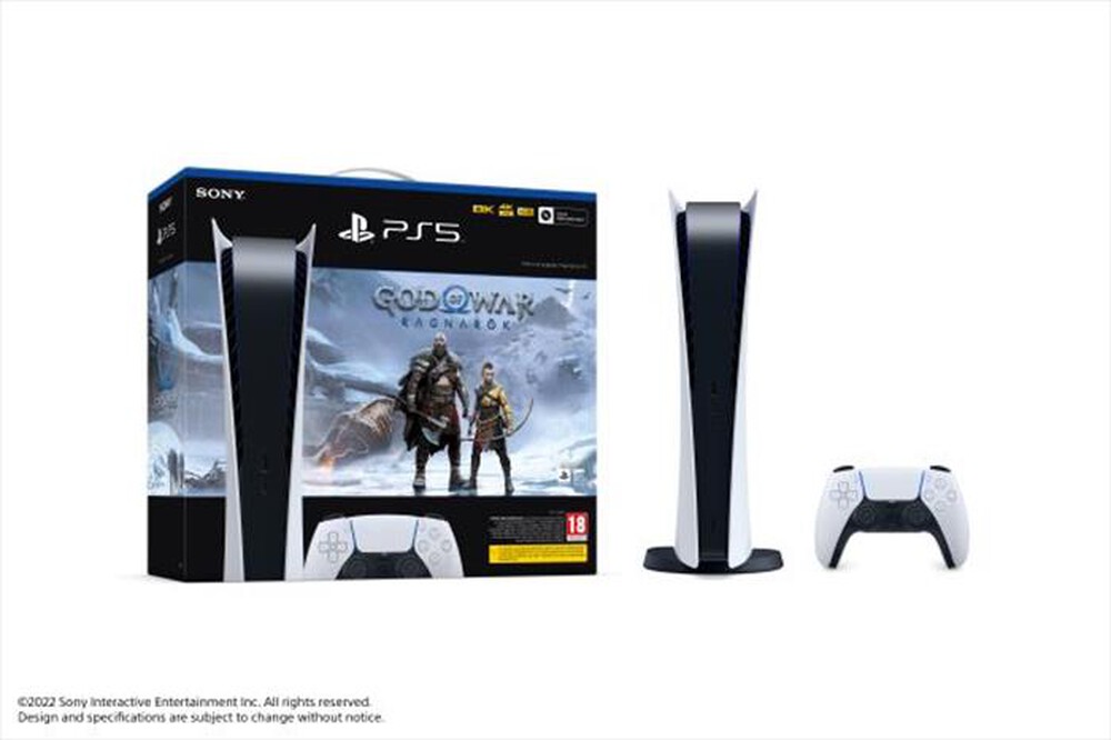 "SONY COMPUTER - PS5 DIGITAL C + GOD OF WAR: RAGNAROK VCH"