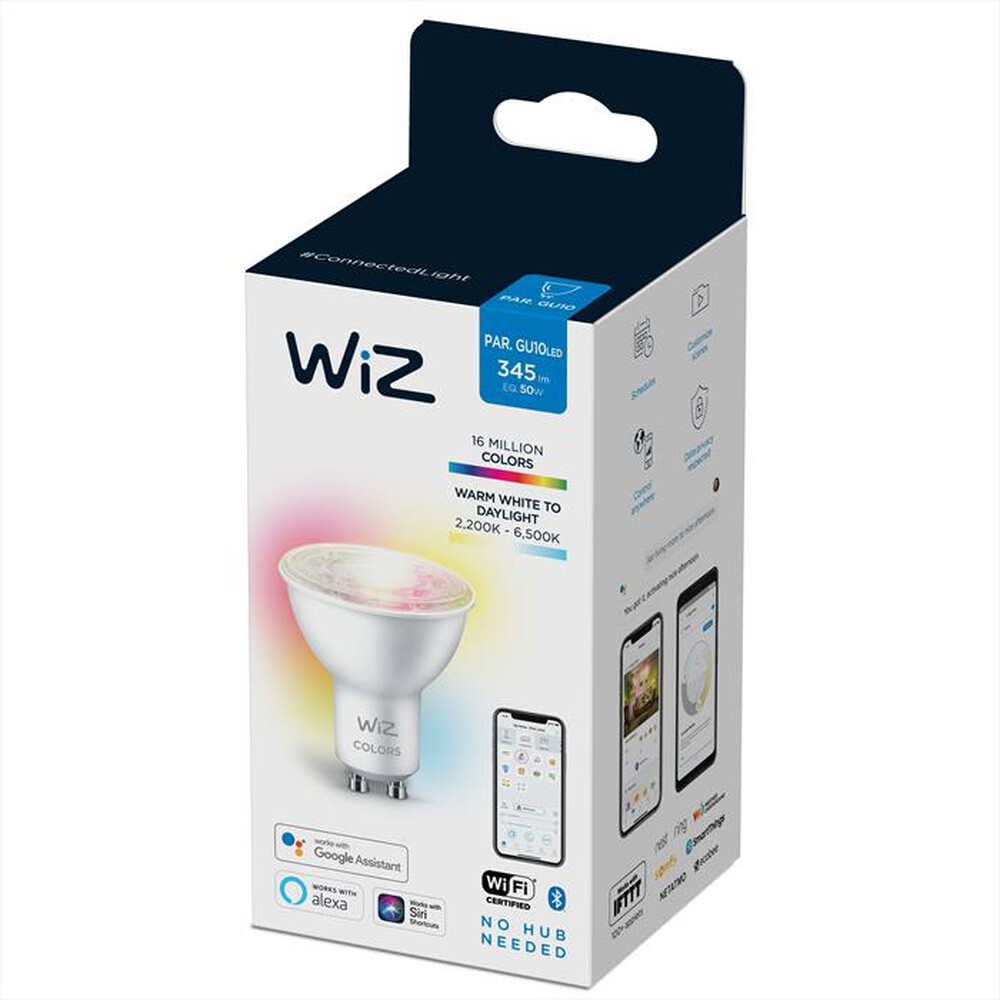 "PHILIPS - WIZ COLOR FARETTO 50W GU10-White"