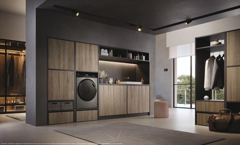 "HAIER - Lavasciuga HWD80B14959S8U1S 8/5 Kg Classe A-Anthracite"