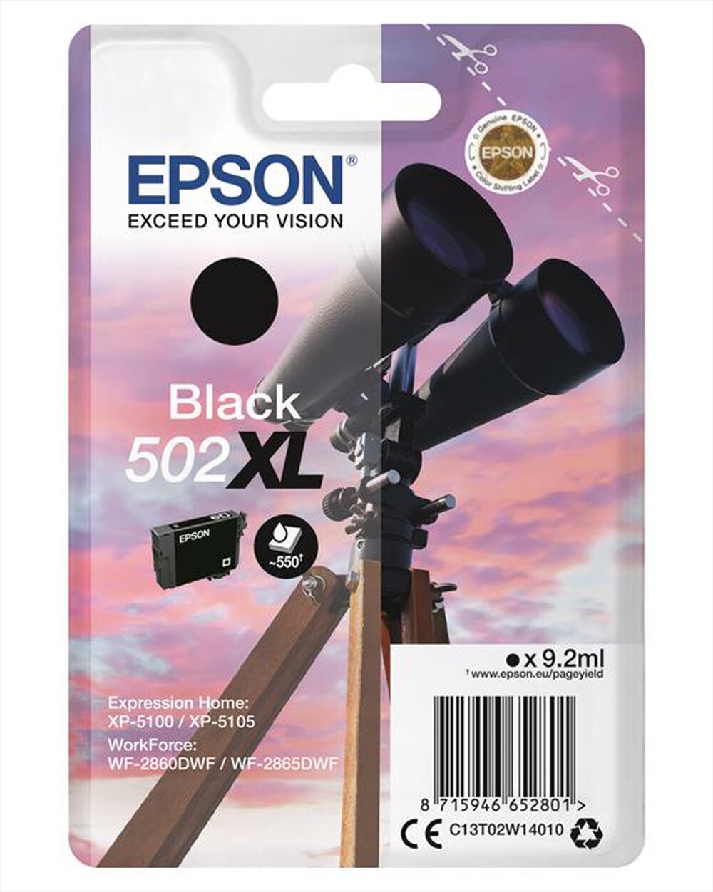 "EPSON - C13T02W14020-Nero XL"