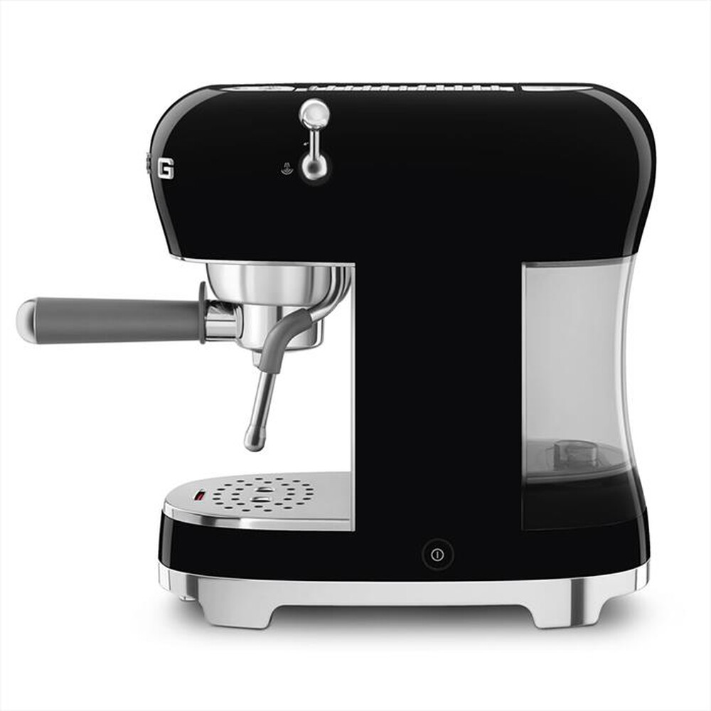 "SMEG - Macchina da Caffè Espresso 50's Style - ECF02BLEU-Nero LUCIDO"