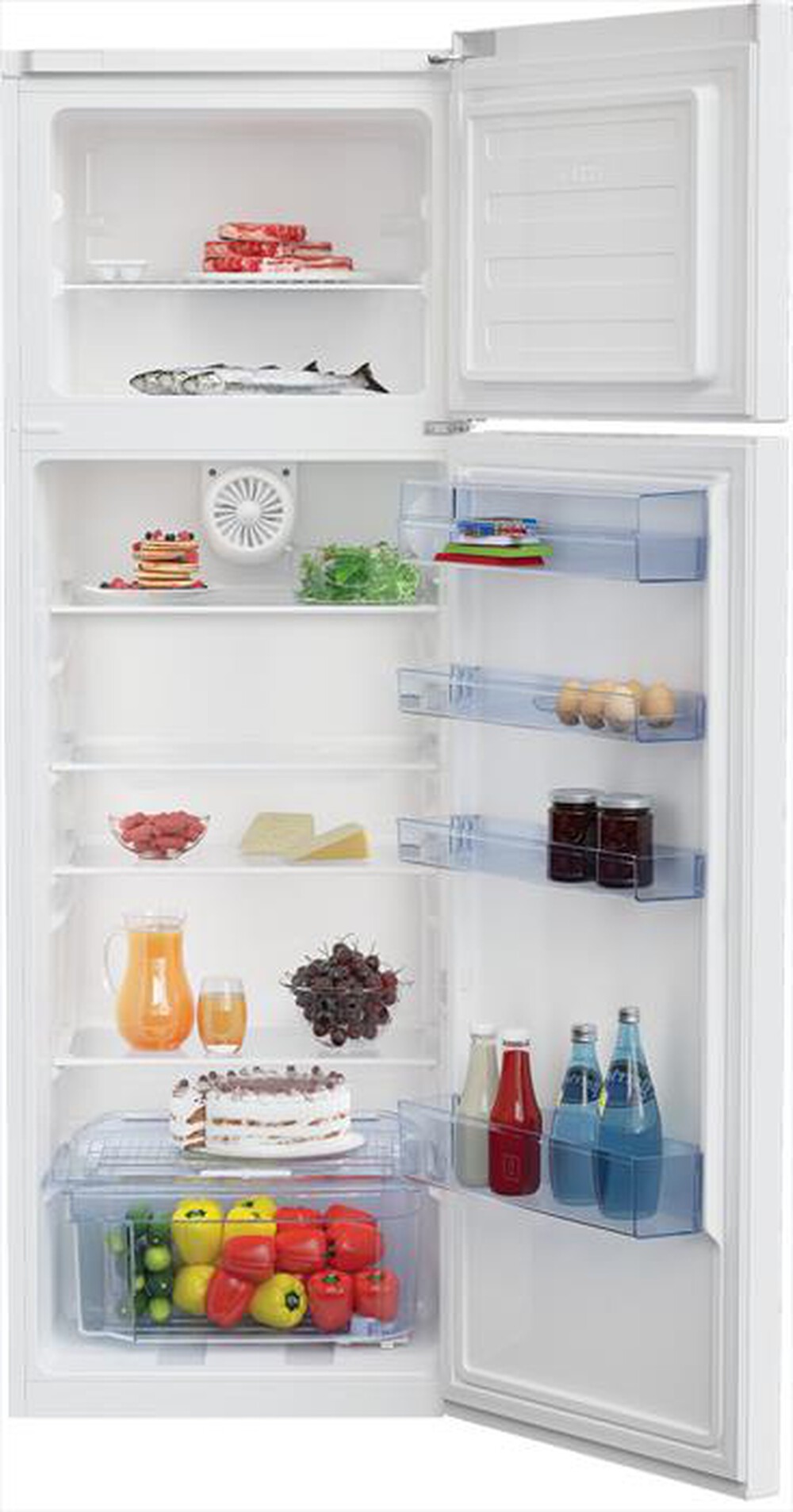 "BEKO - Frigorifero 2 porte RDSA310K30WN Classe F 310lt-Bianco"
