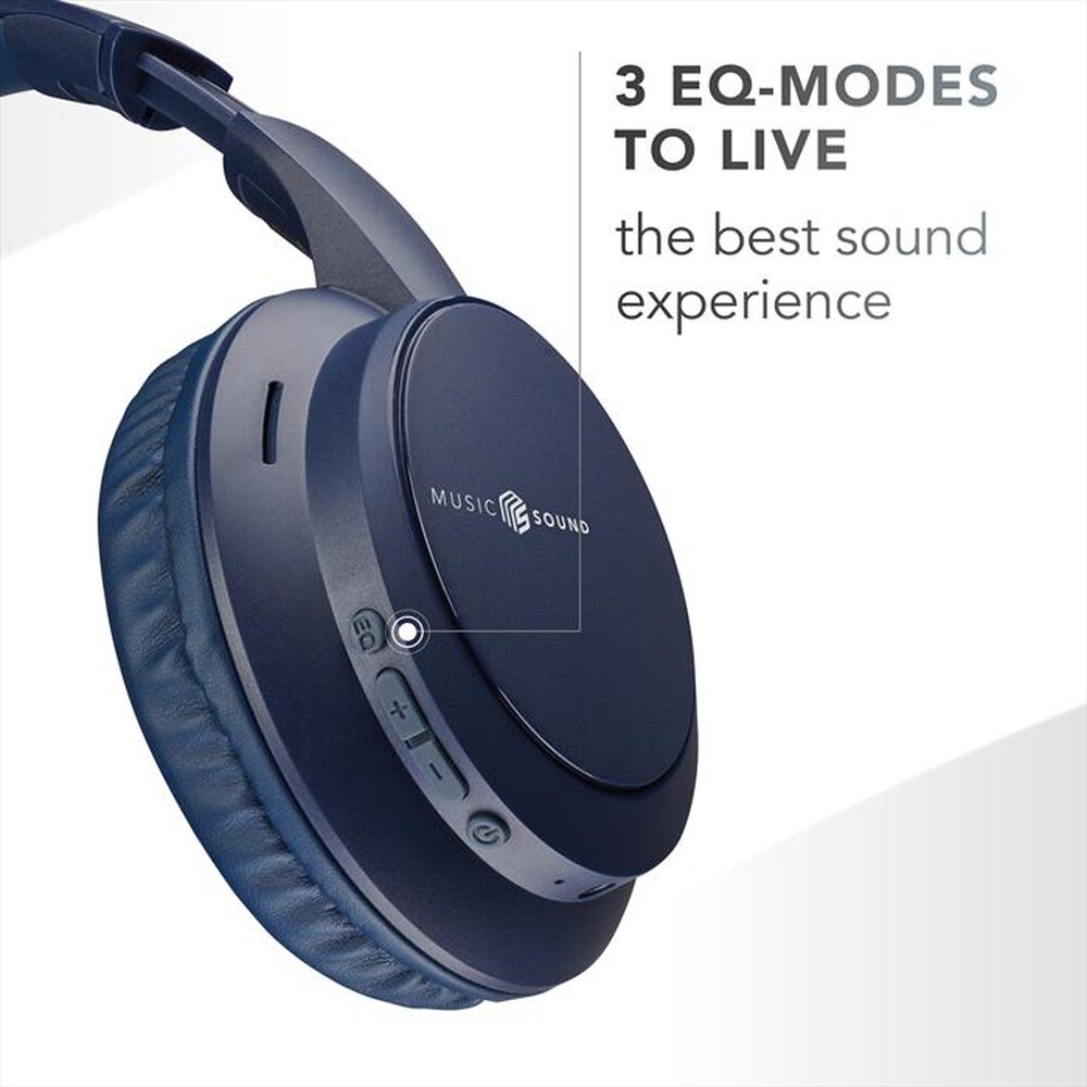 Immagine del prodotto MUSIC SOUND - Cuffie a padiglione chiuso BOOST-Blue
