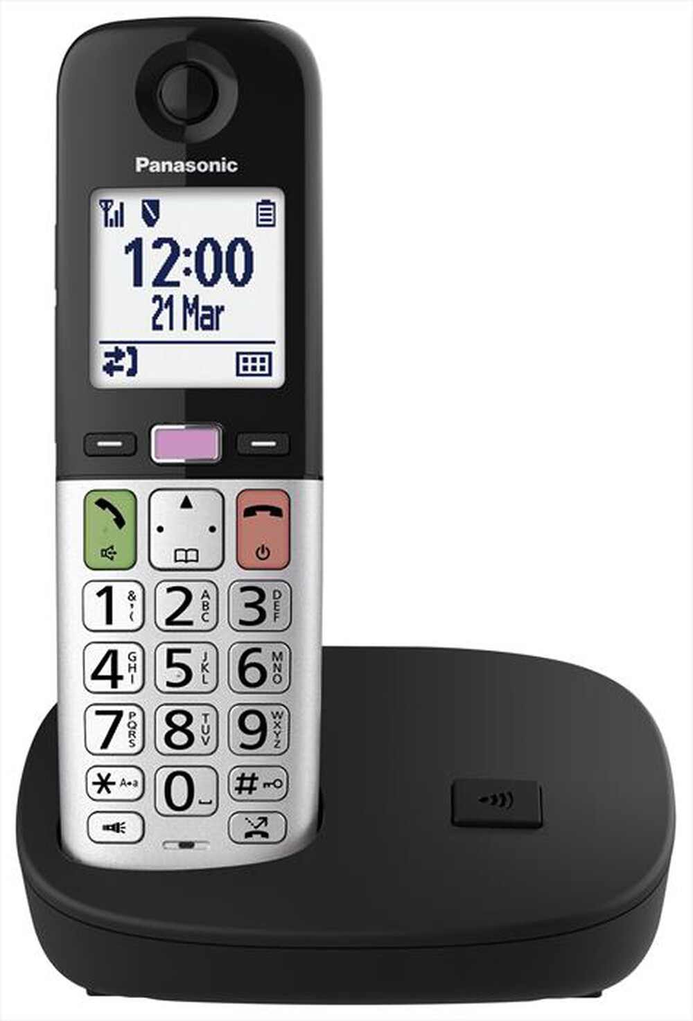 "PANASONIC - Cordless KX-TGU410EXB-Nero/Silver"