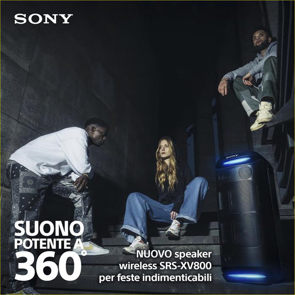 "SONY - Mini HiFi SRSXV800B.CEL-Nero"