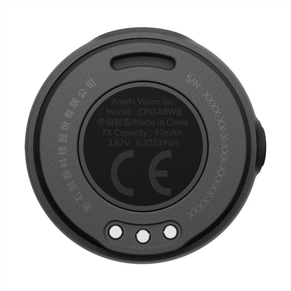 Immagine del prodotto INSTA360 - Microfono Wireless MIC AIR TRANSMITTER-Nero