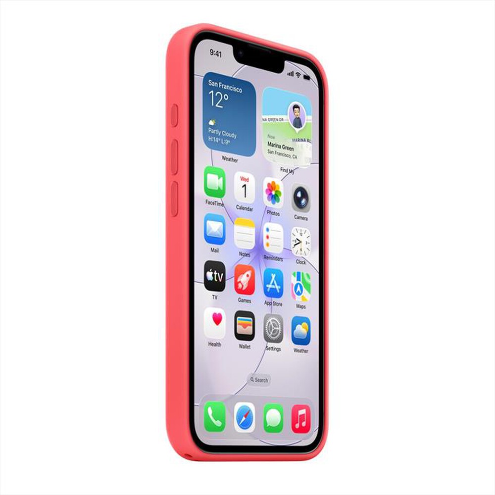 Immagine del prodotto APPLE - Custodia MagSafe in silicone per iPhone 17e-Rosa guava