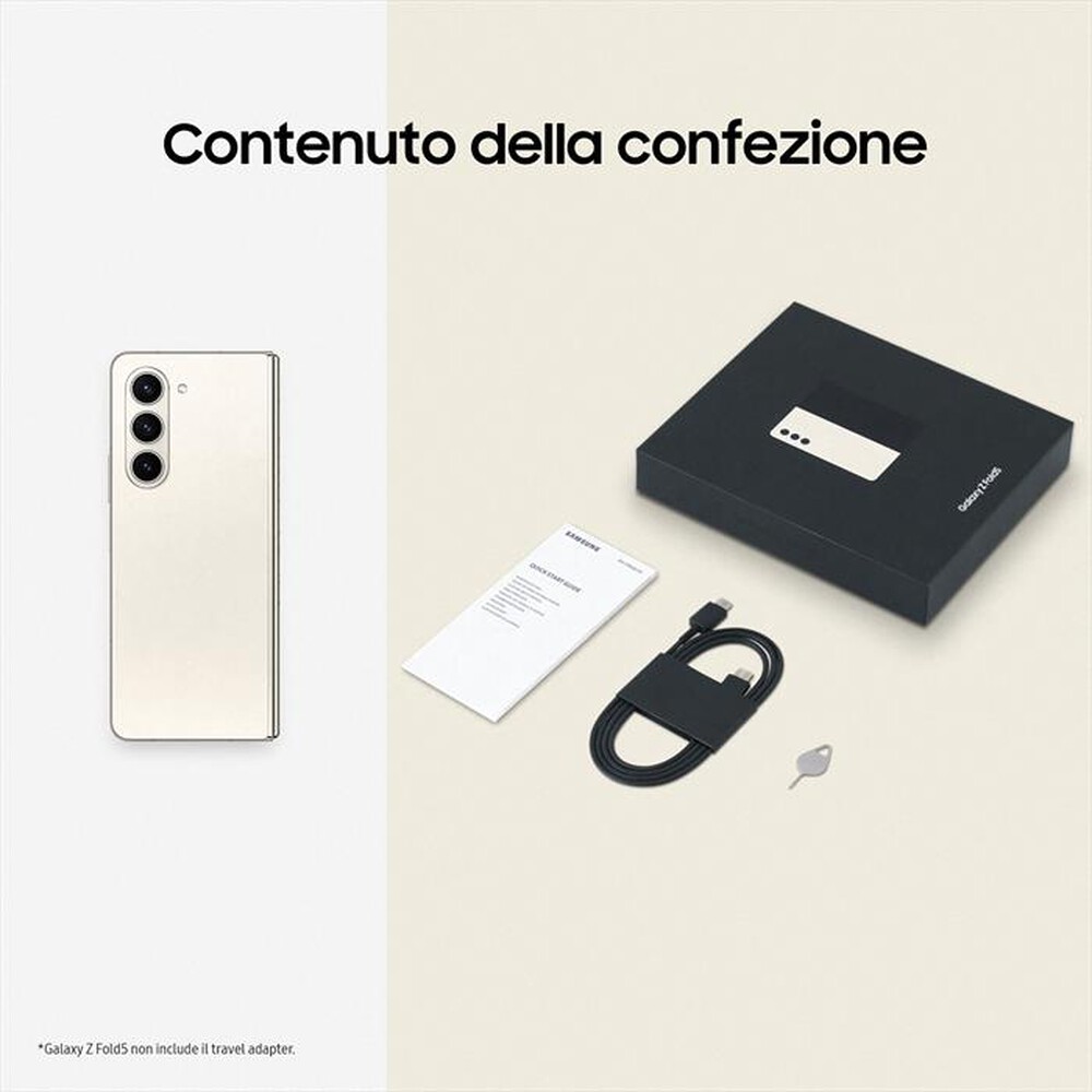 "SAMSUNG - Galaxy Z Fold5 256GB-Cream"