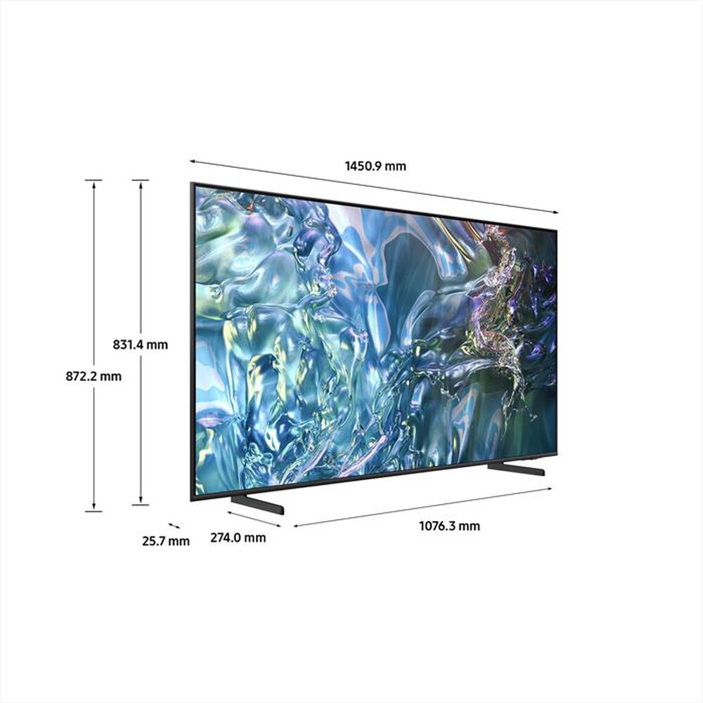 "SAMSUNG - Smart TV Q-LED UHD 4K 65\" QE65Q60DAUXZT-TITAN GRAY"