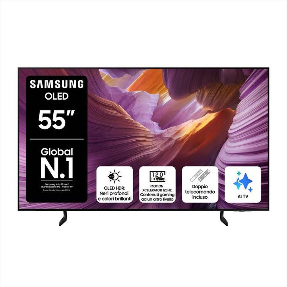 SAMSUNG - Smart TV OLED UHD 4K 55" QE55S85FAUXZT-Graphite Black