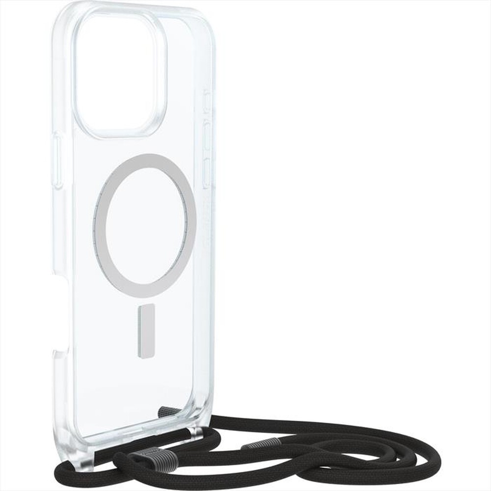 "OTTERBOX - REACT NECKLACE MAGSAFE TWIZZLERS CUSTODIA IPH 16PM-Trasparente"