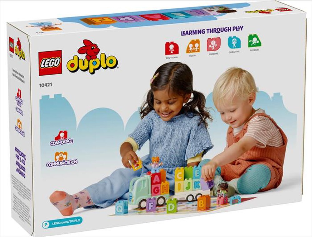 "LEGO - DUPLO Il camioncino dell’alfabeto - 10421-Multicolore"