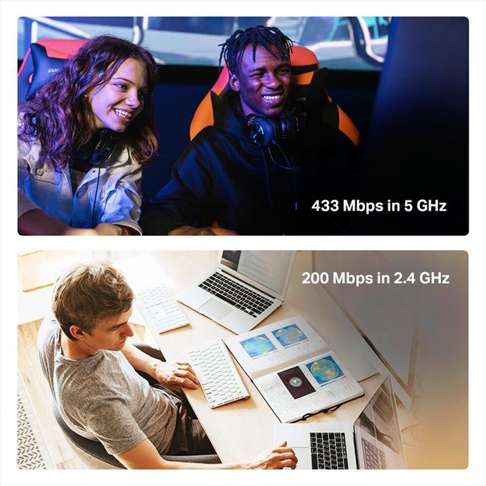 Immagine del prodotto MERCUSYS - AC650 NANO WI-FI USB ADAPTER-nero