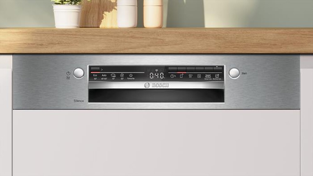 "BOSCH - Lavastoviglie SMI2ITS09E Classe E 13 coperti-Acciaio spazzolato"
