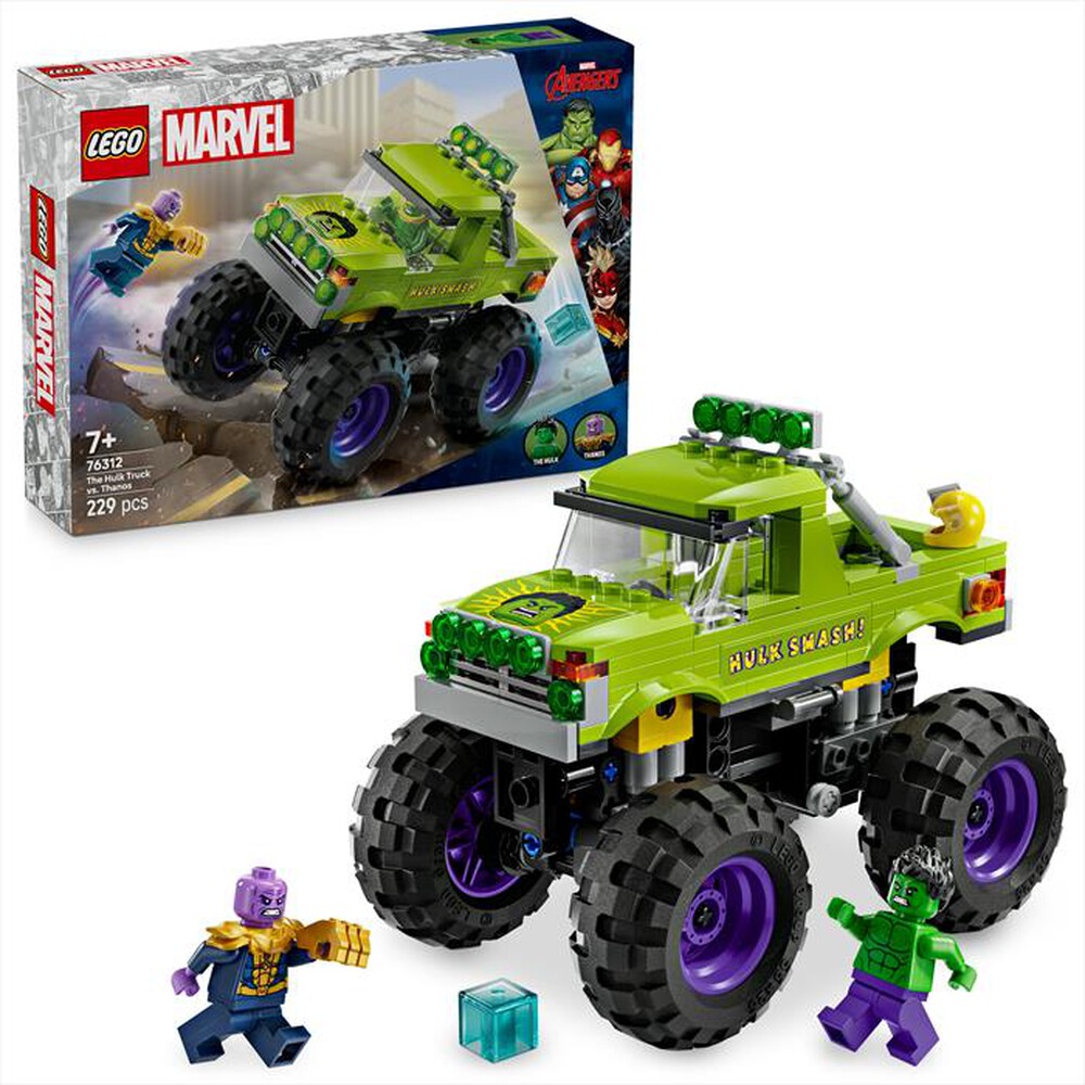 Immagine del prodotto LEGO - SUPER HEROES MARVEL Truck di Hulk vs Thanos 76312
