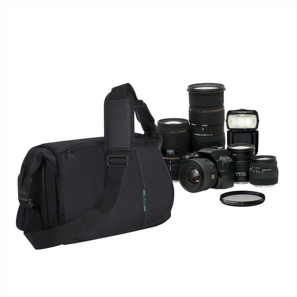 "RIVACASE - 7450 BORSA A TRACOLLA PER FOTOCAMERA REFLEX-Nero"