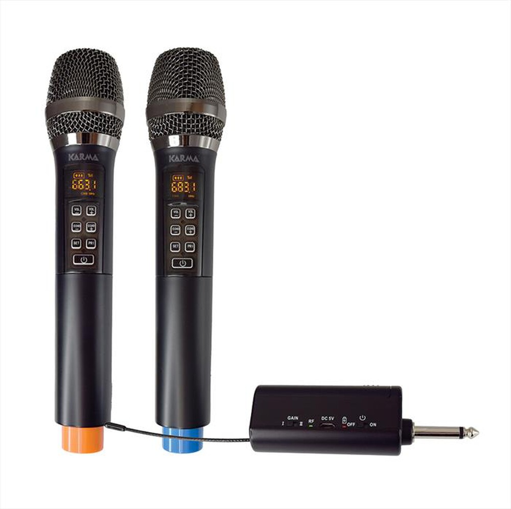 "KARMA - Microfono a condensatore VOICE 2M-Nero"