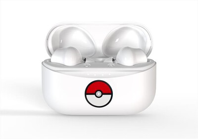 OTL - Auricolari Bluetooth POKEMON POKEBALL EARPODS-WHITE RED