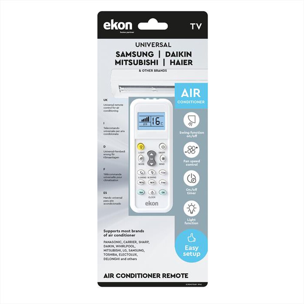 Immagine del prodotto SBS - Telecomando universale condizionatori ECREMOTEAIR