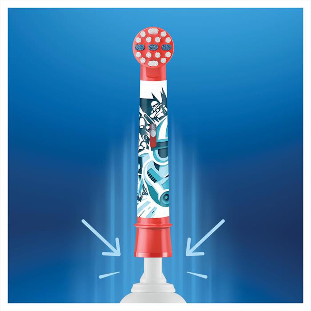 "ORAL-B - Kids Testine Star Wars, 4 Pezzi-Rosso"