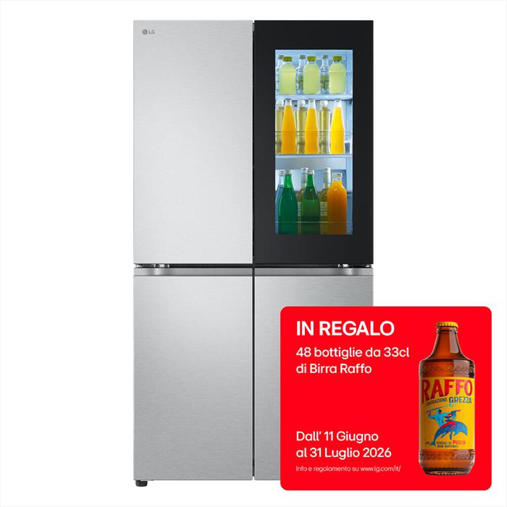 Immagine del prodotto LG - Frigorifero 4 porte GMV960MBDE INSTAVIEW Classe E-Metal Sorbet