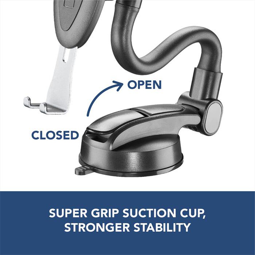 Immagine del prodotto CELLULARLINE - Supporto smartphone da auto GRAVITYHOLDERWINDK-Nero