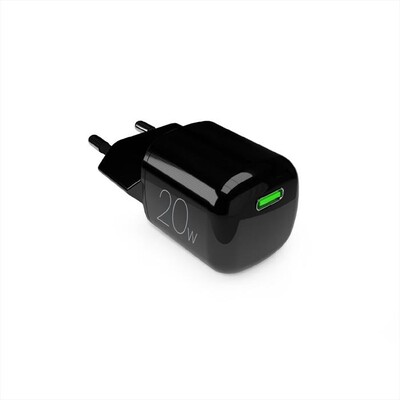 PURO - Caricabatterie parete MiniPro PUFCMTCUSBC20WGBLK-Nero