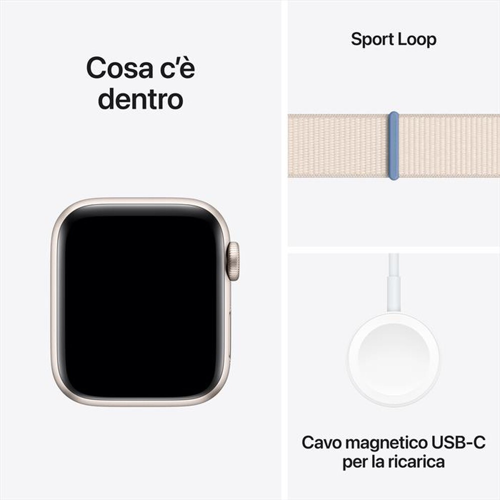 "APPLE - Watch SE GPS Cassa 40mm-Galassia"