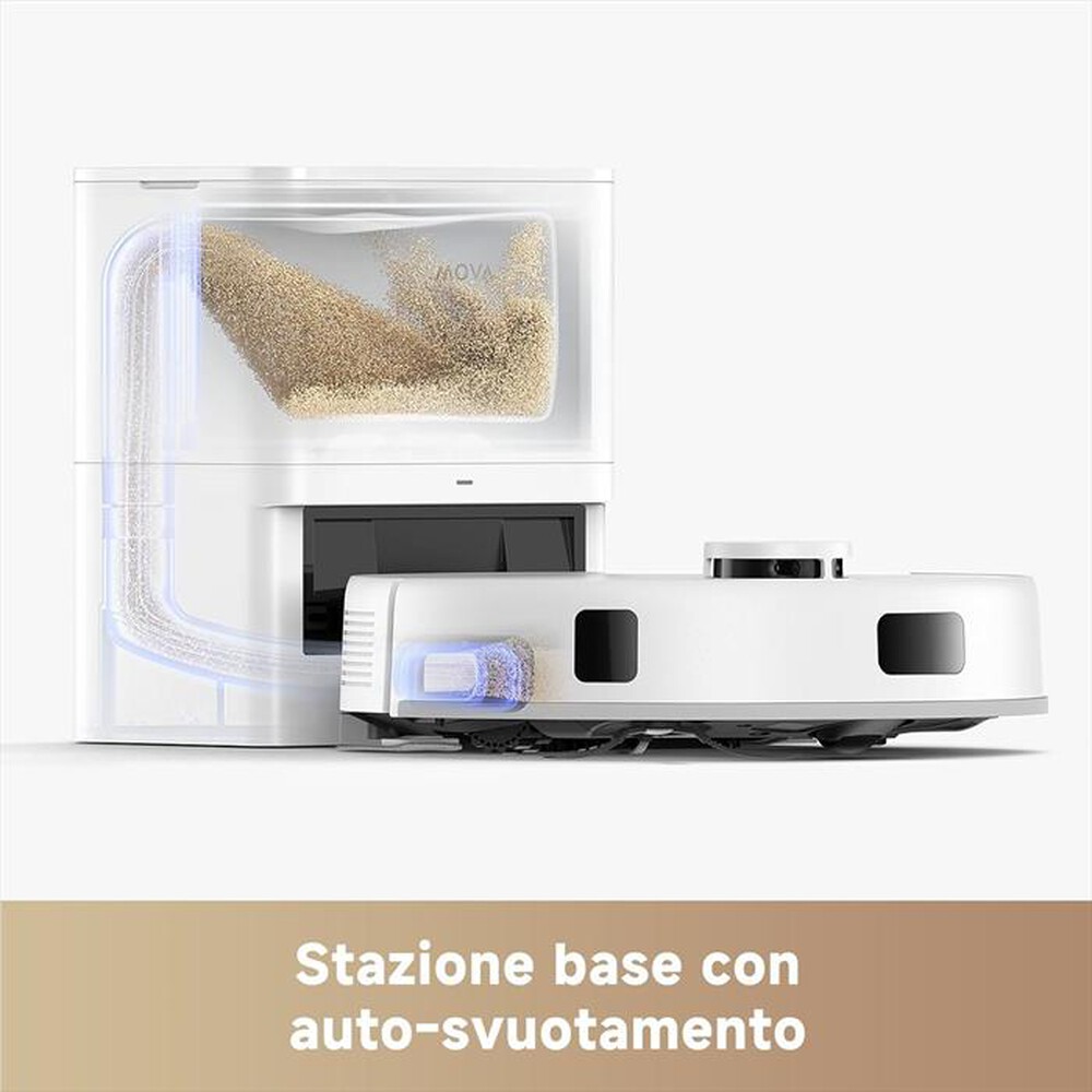 "MOVA - Aspirapolvere robot E20 PLUS-Bianco"